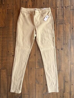 Old Navy Khaki Pull-On Jeggings Skinny Pants Girls Size 14 - NWT